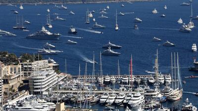 The 26th Monaco Yacht show, one of the most prestigious pleasure boat shows in the world, showcases hundreds of yachts in Monte Carlo port, Monaco, on September 30, 2016. Eric Gaillard / Reuters