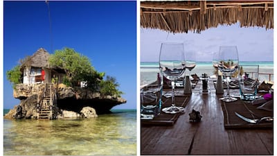 The Rock, Zanzibar. Courtesy The Rock Restaurant