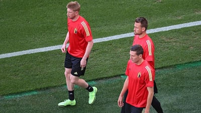 SUB: Hans Vanaken (De Bruyne, 90) N/R - On for De Bruyne in the last minute of the game. AFP