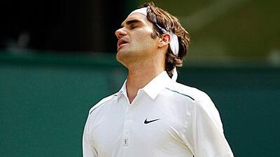 Roger Federer was denied a record-equalling seventh Wimbledon title to level with Pete Sampras.