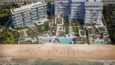 Omniyat Infinity project in Palm Jumeirah. Photo: Omniyat