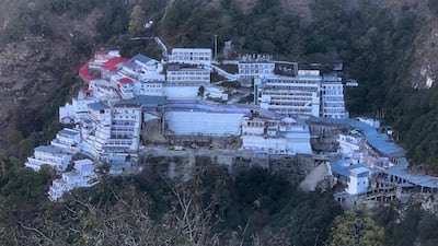 The Mata Vaishno Devi shrine, one of the country's most revered Hindu sites. At least 12 people died and 13 were injured in a stampede at the religious shrine in India early on Saturday as pilgrims gathered to offer New Year prayers, officials said. AFP