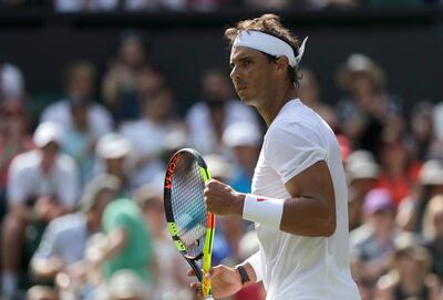 Rafael Nadal proved too good for Dudi Sela in the opening round at Wimbledon. Ben Curtis / AP Photo