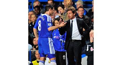 Frank Lampard, left, and Andre Villas-Boas do not get along at Chelsea.
