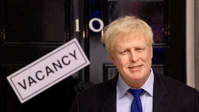 A wax figure of Boris Johnson at Madame Tussauds in London. Reuters