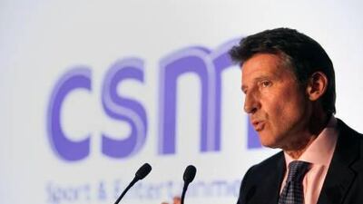 Olympic champion Sebastian Coe masterminded the campaign to hold the 2012 Olympic Games in London. Silvia Razgova / The National