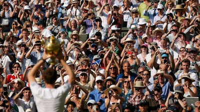 The trophy was as much for the British public as it was for Murray who extended their support to the star for al these years. Murray seemed to acknowledge that. Stefan Wermuth / AP Photo