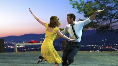Ryan Gosling and Emma Stone in La La Land. Dale Robinette / Lionsgate via AP