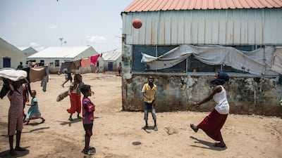 Children play in Shagarab camp, where most of its 60,000 residents arrived from South Sudan, Eritrea, the Central African Republic, Ethiopia and Chad. Sudan hosts one of the largest refugee populations in Africa. Getty