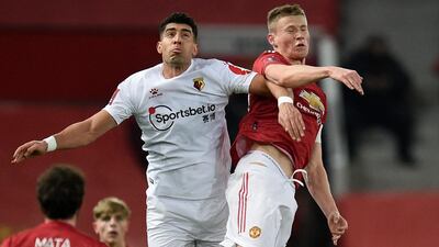 Adam Masina, 7 - Almost conjured an unlikely equaliser when he squeezed his effort under the outrushing Dean Henderson, who was bailed out by Tuanzebe, and he was good value at the other end too with an important block to thwart Juan Mata. EPA