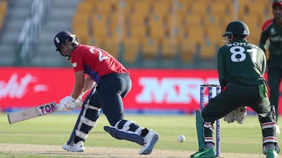 England's Dawid Malan remained unbeaten against Bangladesh in Abu Dhabi. AP