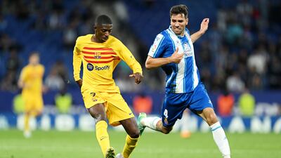 SUBS: Ousmane Dembele (Raphinha 62’) – 7. Sent a shot past the far post on 75. Tried to set up Lewandowski for his hat-trick. Getty