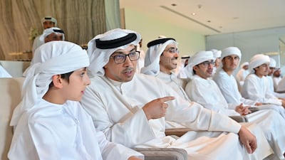 Also in attendance were Sheikh Mohammed bin Mansour and Sheikh Hamdan bin Mansour.