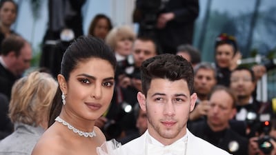Priyanka Chopra joined new husband Nick Jonas to attend a screening of 'Les Plus Belles Annees D'Une Vie' during the 72nd annual Cannes Film earlier this year wearing Georges Hobeika. Getty Images