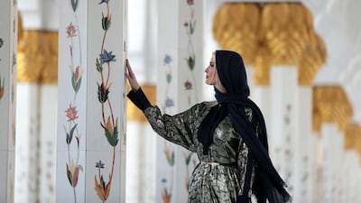Ivanka Trump visits the Sheikh Zayed Grand Mosque in Abu Dhabi. Reuters