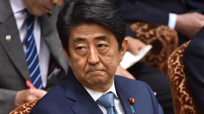 Japanese prime minister Shinzo Abe. Kazuhiro Nogi / AFP
