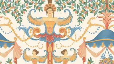 Ceiling wallpaper is slowly rising in popularity; use a darker colour and pattern to make a room more intimate and lighter tones to draw the eye upward