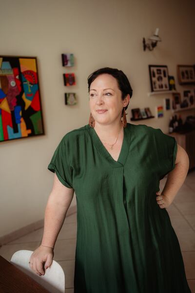 Louise Hurley lives in Mirdif with her two children, aged three and 11. Photo: Louise Hurley