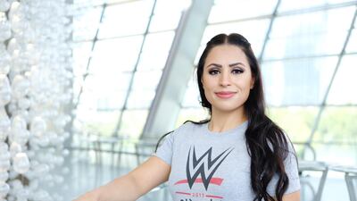 Shadia Bseiso has become the first Arab woman from the Middle East to sign a developmental contract with the WWE. Courtesy WWE