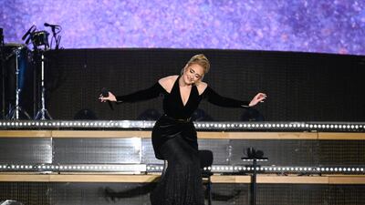 Adele is back on home turf for her first ticketed concert in the UK since 2017. All photos: Getty Images
