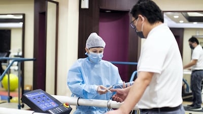 Doctors have cautioned more studies are needed into the longer effects of coronavirus. Reem Mohammed / The National