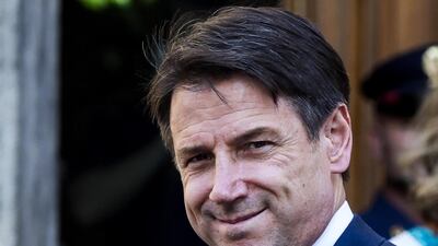 Italian Prime Minister Giuseppe Conte leaves the Senate at the end of his meeting with the President of the Senate in Rome, Italy, 04 September 2019. EPA