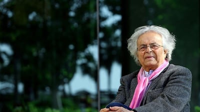 Syrian poet Ali Ahmad Said Esber, better known as Adonis, is in Abu Dhabi to take part in this evening’s ‘Reflections of Poetry and Music’ event at The Emirates Palace. Satish Kumar / The National