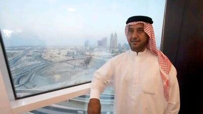 Emirati, Mohammed Ahmad Al Mulla, in his office in Dubai. A recruitment expert says the private sector finds it hard to attract Emirati talent because government agencies over better benefits for their employees.