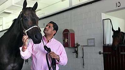 Satish Seemar is trying new tactics with Lord Tiger, racing over 1,400m today.