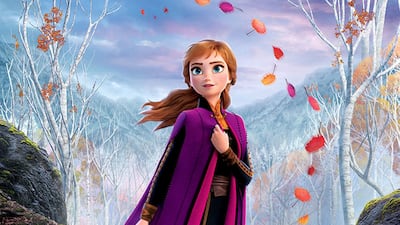 Anna (Kristen Bell) in Disney's newly released character posters for 'Frozen II'. Courtesy Disney