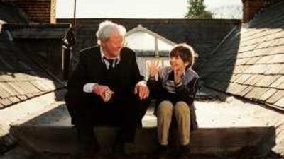 Is Anybody There? Caine plays a former magician who forms an unlikely bond with a boy (Bill Milder) whose parents run a retirement home.