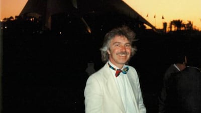 Brian Johnson at the opening of the Dubai Creek Golf Club. Godwin Austen Johnson