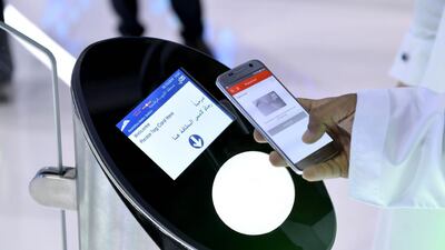 Commuters will be able to pay with their phones instead of a Nol card. Courtesy: RTA