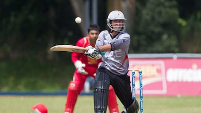 Mustafa mixed caution with aggression as he provided solid support at the other end for Shaiman. Chris Young / The National