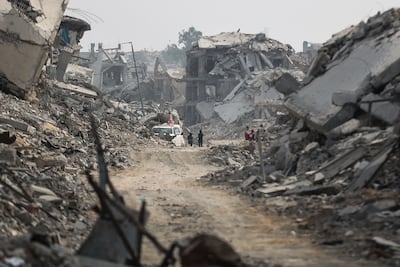 Though much of Gaza lies devastated, industrialists and small traders vow that reconstruction is possible. AFP