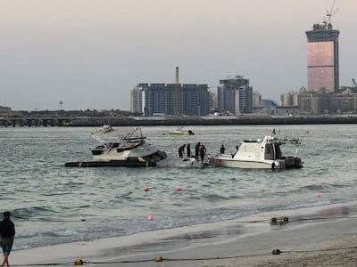 Efforts are continuing to recover the yacht. The National