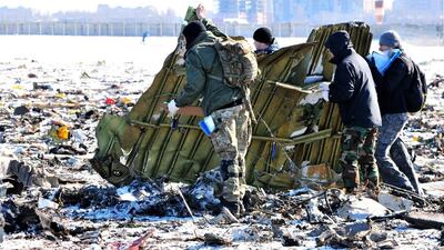 Russia’s civil aviation authority said its investigation into the March 19 FlyDubai crash in Rostov-on-Don is still ongoing. Arkady Budnitsky / EPA