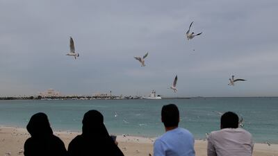 The Emirates will be fair to partly cloudy on Saturday and conditions will begin to feel cooler. The Natinonal.