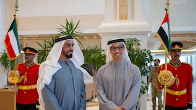 Sheikh Mansour with Sheikh Saif bin Zayed, UAE Deputy Prime Minister and Minister of Interior