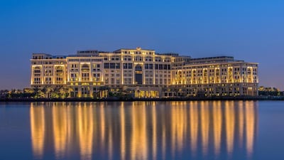 The 215-room property as designed on the lines of a 16th century Italian palace. Courtesy Versace