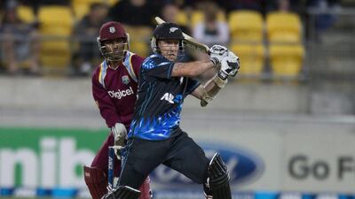 Luke Ronchi made a half-century for New Zealand on Wednesday. Marty Melville / AFP