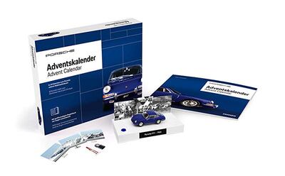 If you can't afford a classic Porsche 911 for Christmas, this advent calendar delivers the next best thing (almost). Photo: Porsche