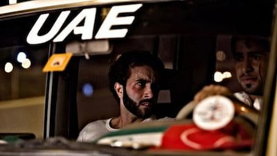 Yassin "Narcycist" Alsalman and Saoud al Kaabi in a scene from City of Life.