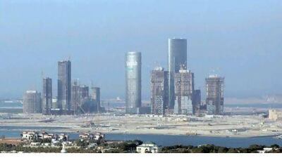 A view of construction on Reem Island from Eastern Ring road in Abu Dhabi. Ravindranath K / The National