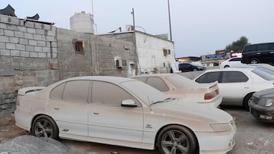 Police in RAK have issued a 10-day warning for owners of abandoned cars to move them or lose them. Courtesy RAK Police