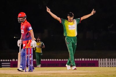 Fast bowler Wali Mohammed. Photo: ILT20