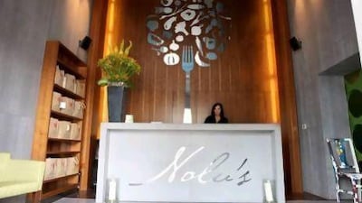 Nolu's Cafe at Al Bandar marina.