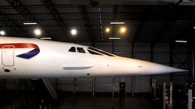 The Concorde plane that flew to Bahrain is also at the National Museum of Flight. PA