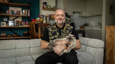 David Spours lives in Damac Hills 2 where he pays Dh85,000 a year for a three-bedroom town house. Antonie Robertson/The National