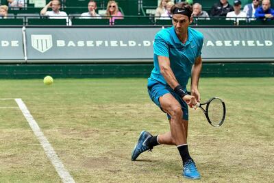 Roger Federer was triumphant in Halle. Sascha Steinbach / EPA